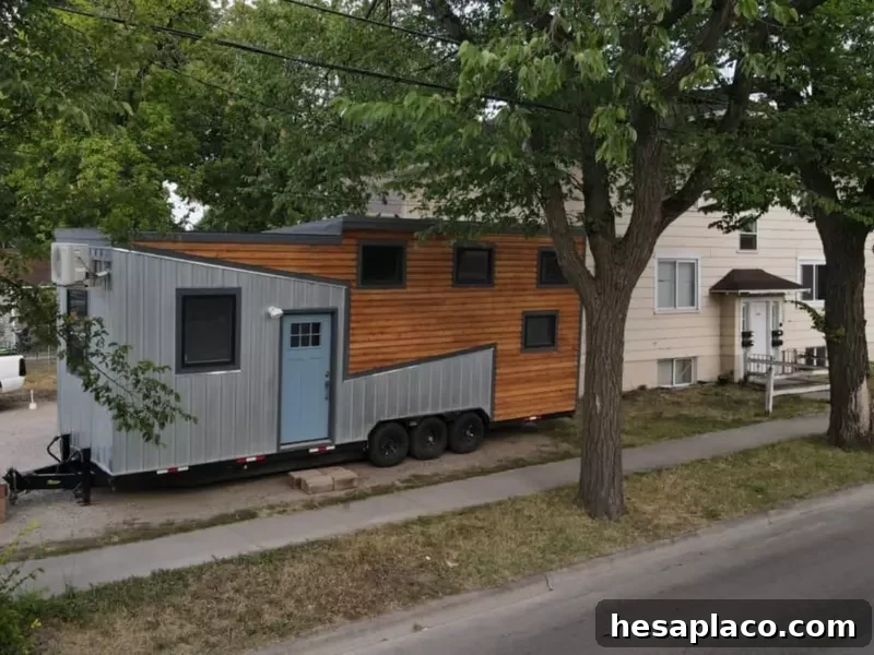 Handcrafted tiny house in Fargo, North Dakota
