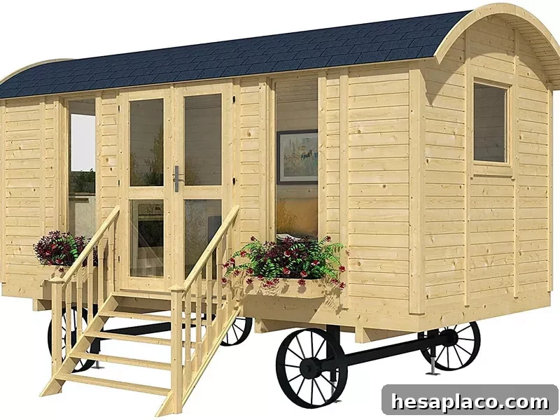 Allwood Mayflower’s tiny house on wheels