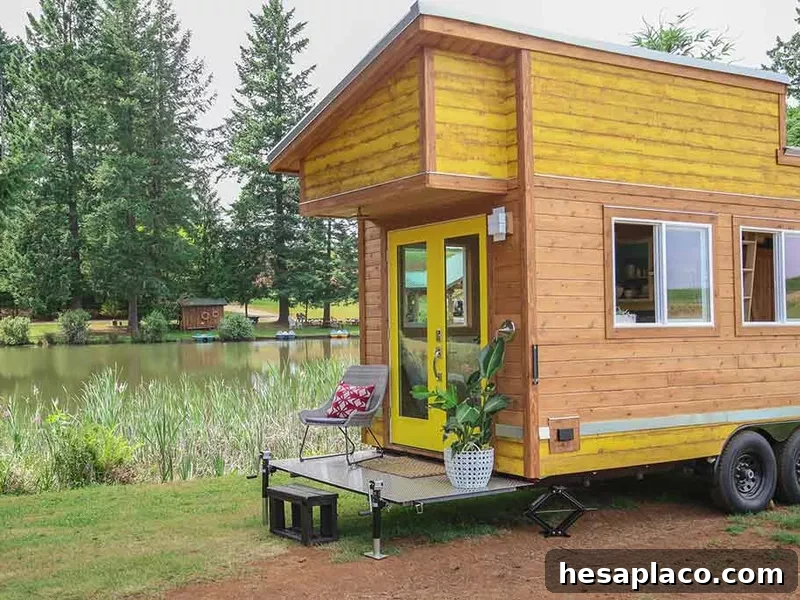 Beachy Bohemian mobile tiny home