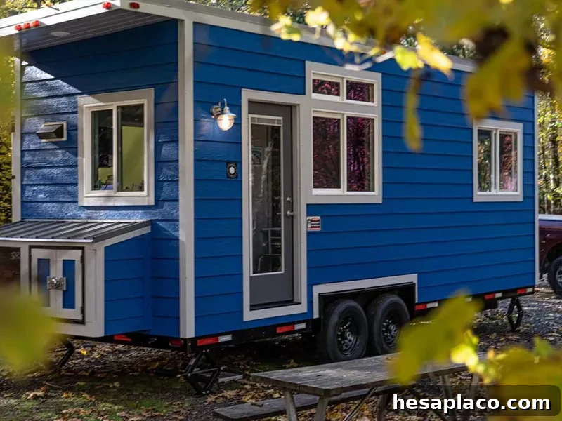 The True Blue Mobile Tiny Home