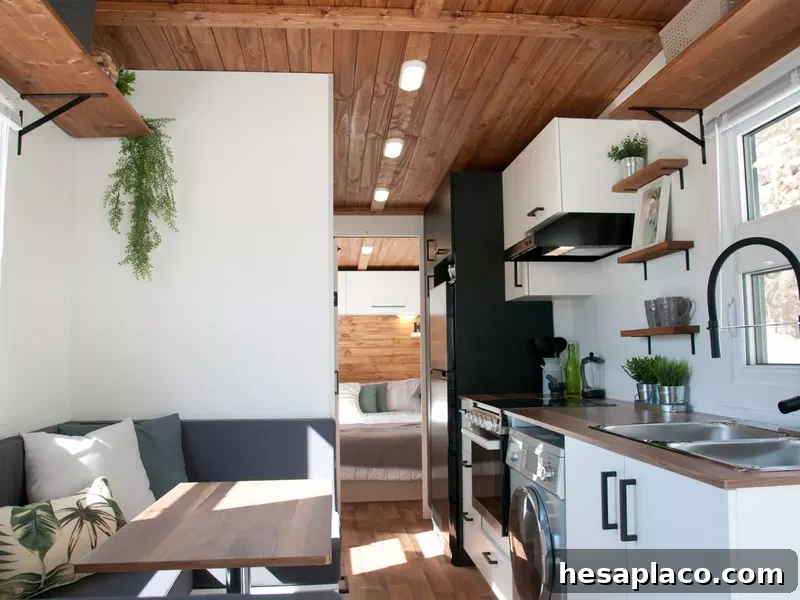 Nomad tiny house on wheels for anywhere