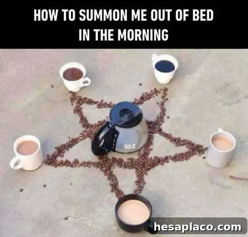 Coffee witchcraft meme
