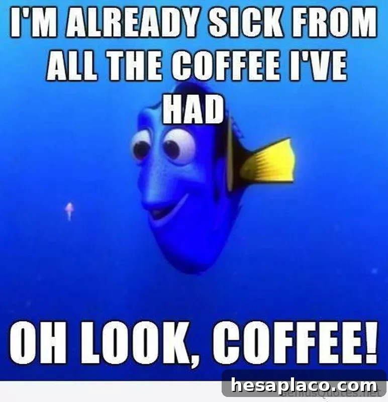 Dory wants coffee