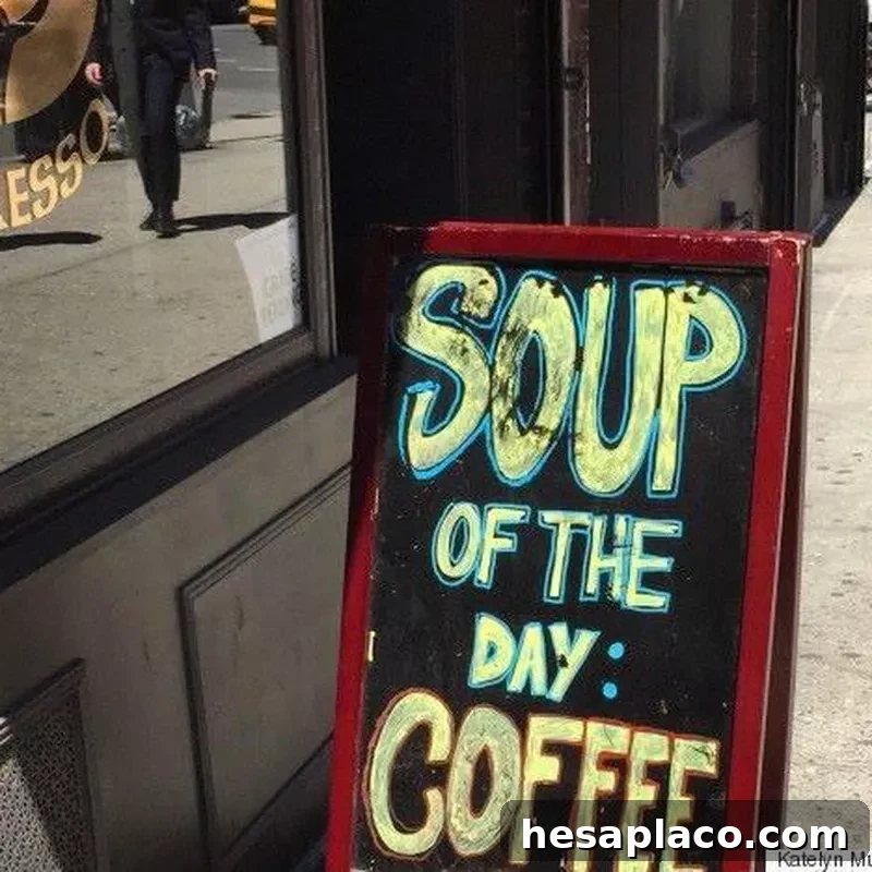 Soup of the day: Coffee