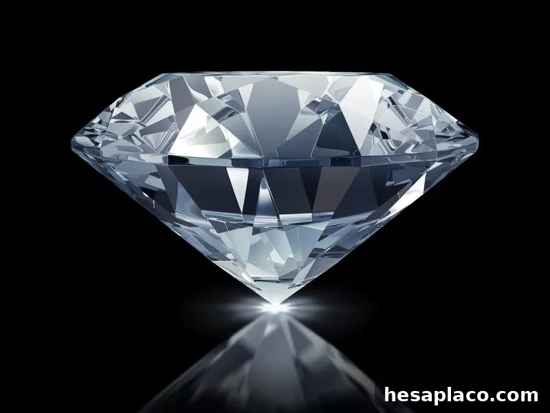 Large clear diamond
