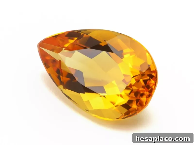 Imperial topaz birthstone