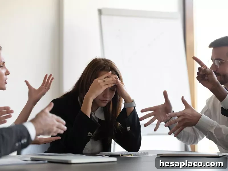 Management arguing over employee