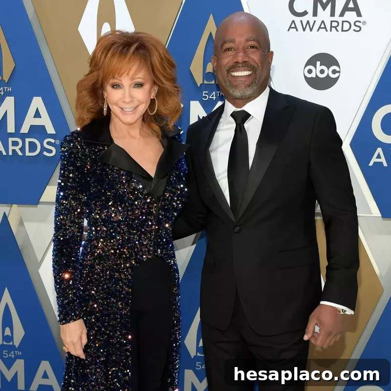 Darius Rucker and Reba McEntire