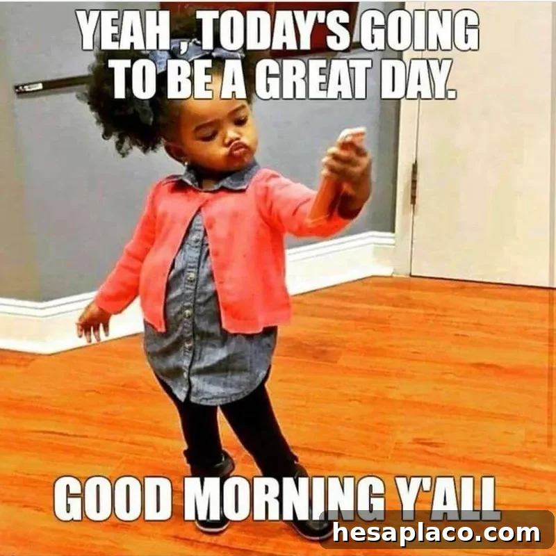 Funny good morning meme
