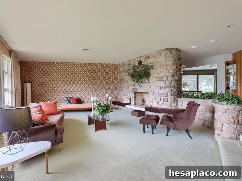 The living room