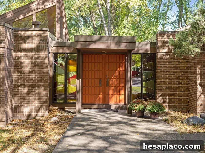 The front door