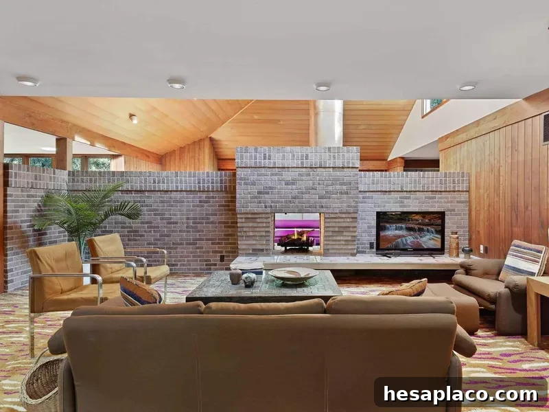 The living area