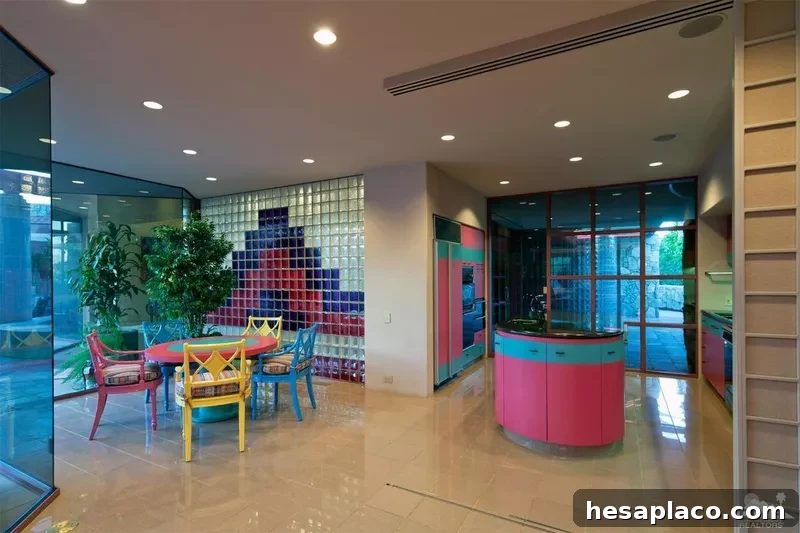 A breakfast nook