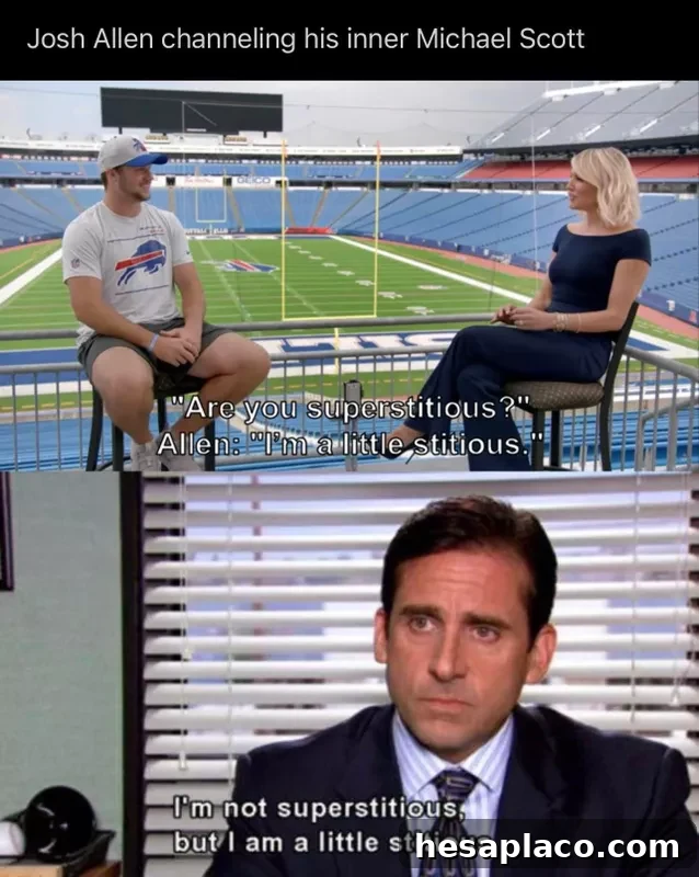 The Office superstitious meme