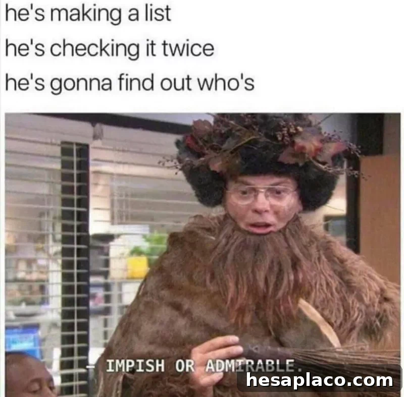 Dwight Schrute Christmas meme