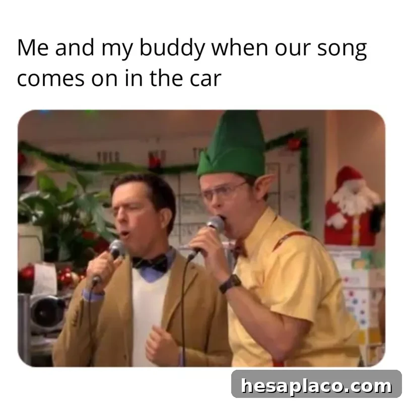 Dwight and Andy meme