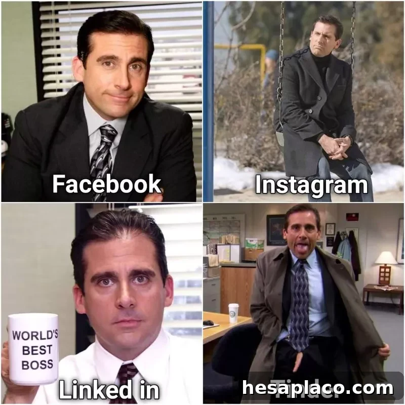 Social media Michael Scott meme