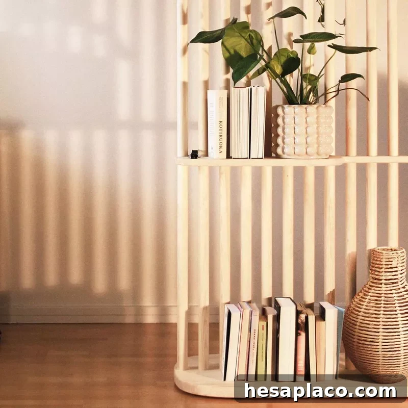 Bookshelf room divider