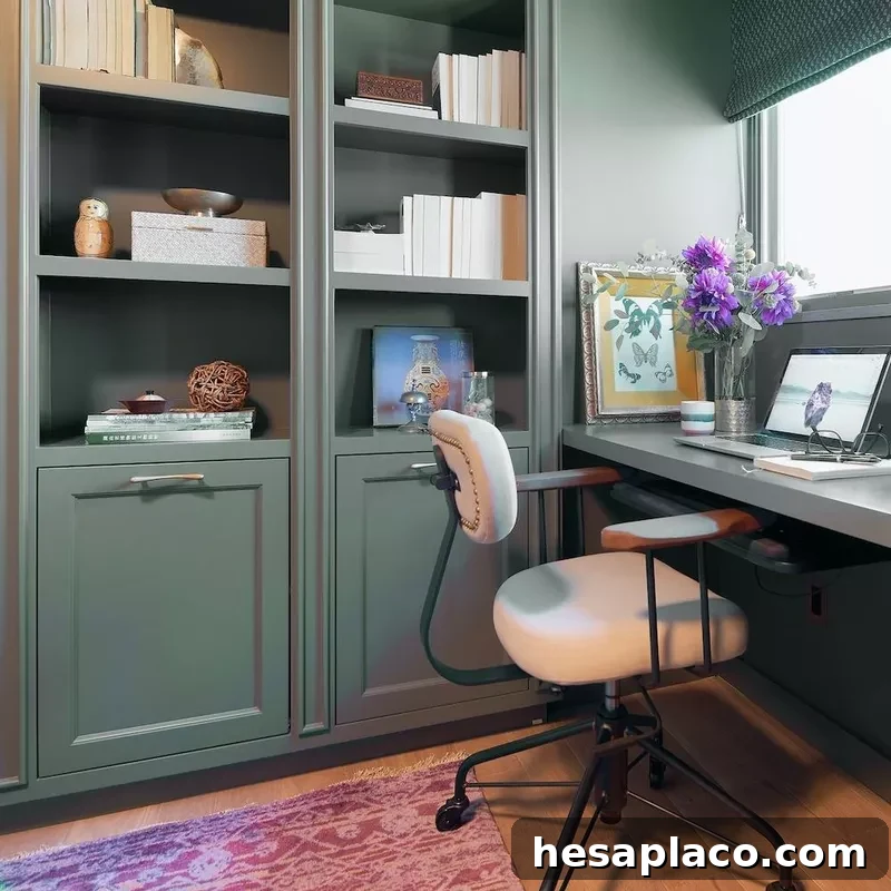 Cabinets in office