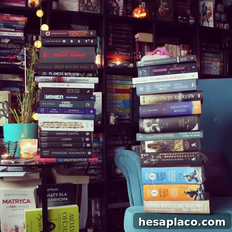 Stacks of books