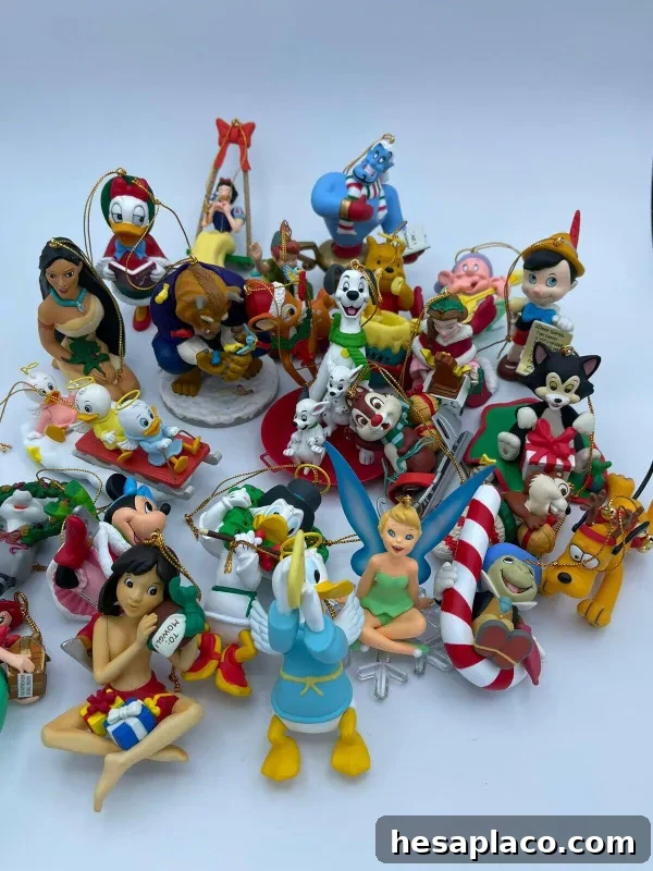 Vintage Disney Christmas ornaments