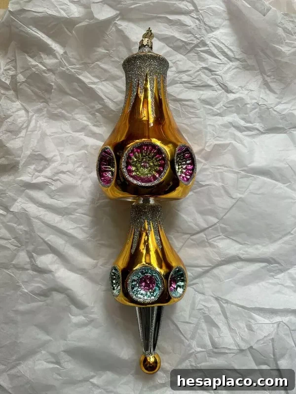 Christopher Radko Lightfall Double Bell Ornament