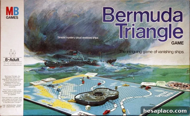 Bermuda Triangle board game box cover