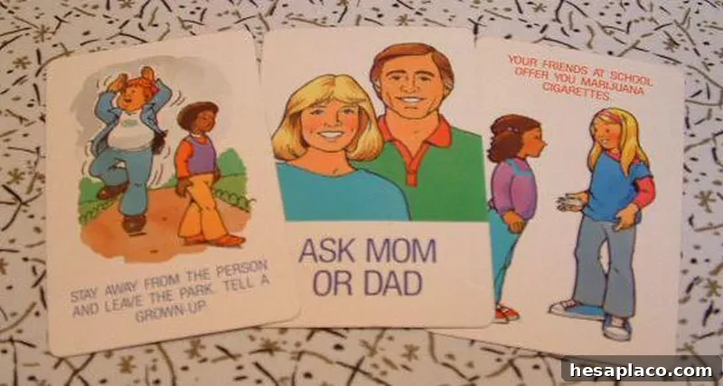 Playing cards for Let's Be Safe