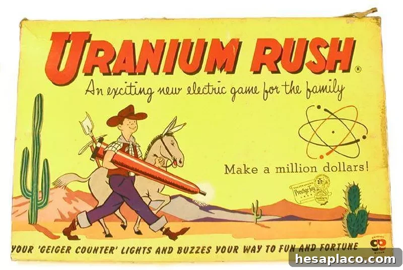 Uranium Rush, mining for uranium board game