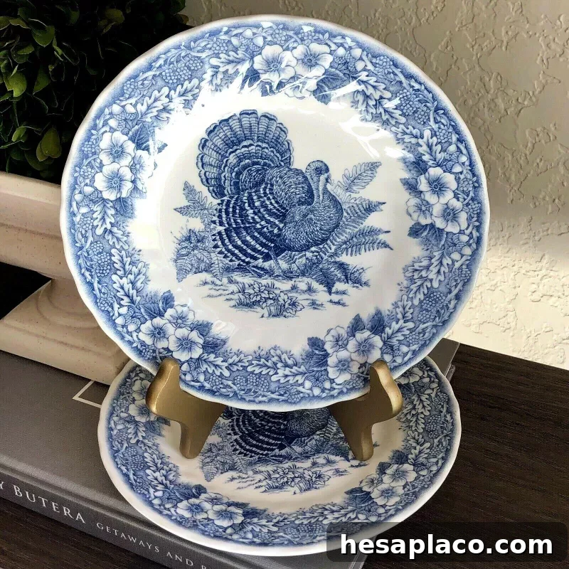 Queens Myott Thanksgiving Turkey Plates