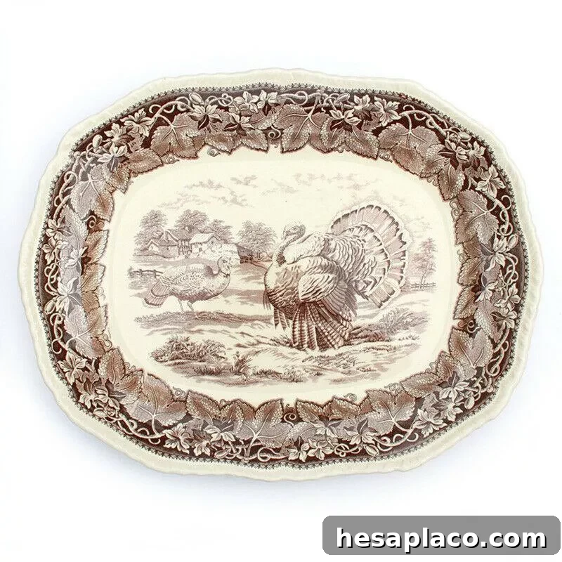Mason's English Ironstone Turkey Serving Platter