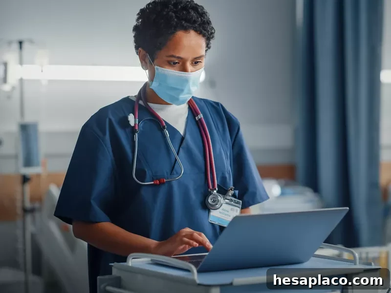 Head nurse working
