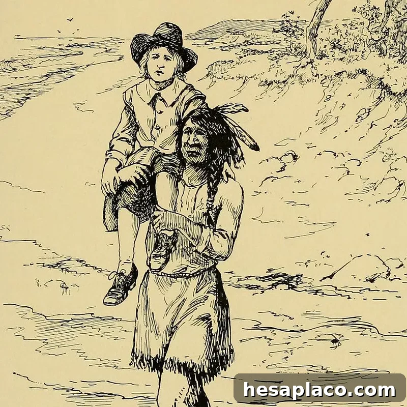 Squanto and Pilgrim chid