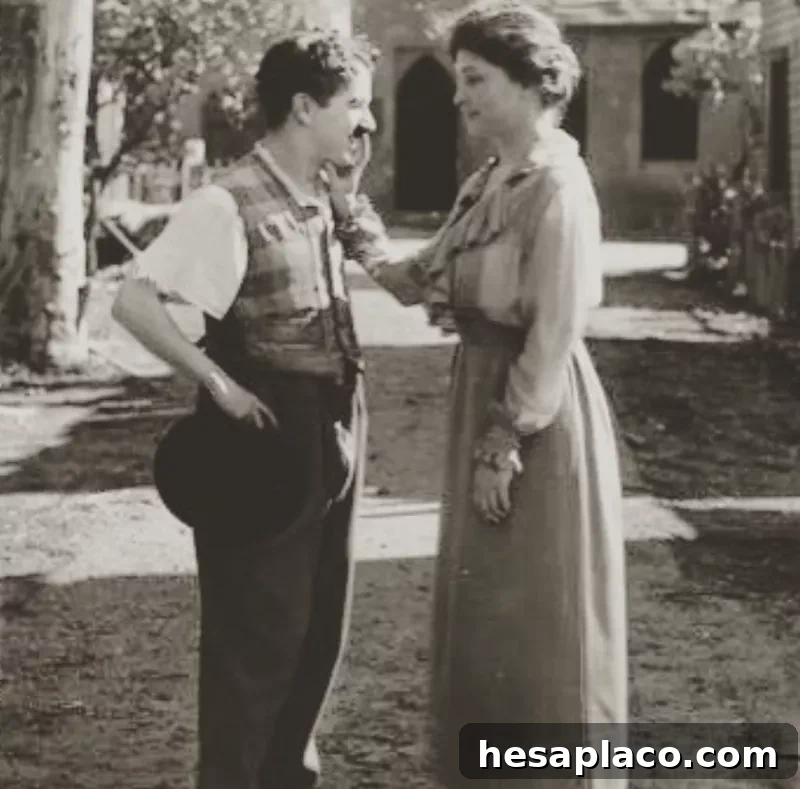 Helen Keller and Charlie Chaplin