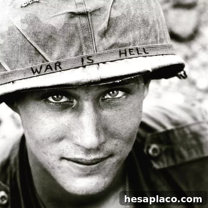 American soldier in Vietnam