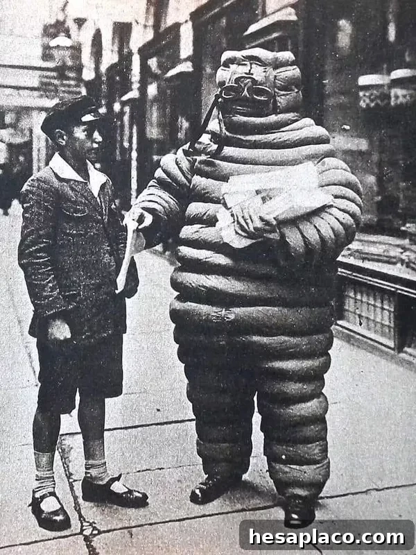 The first Michelin Man