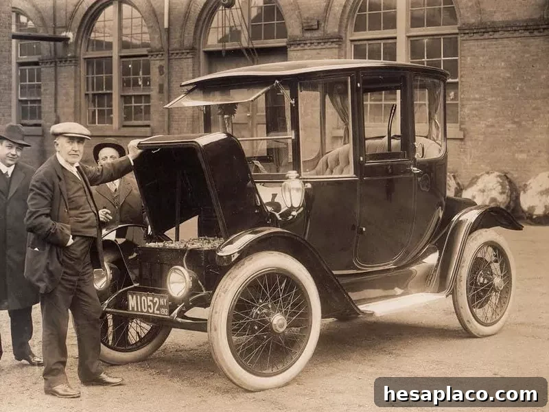 Thomas Edison and Car