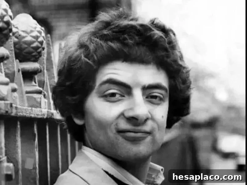 Rowan Atkinson at university