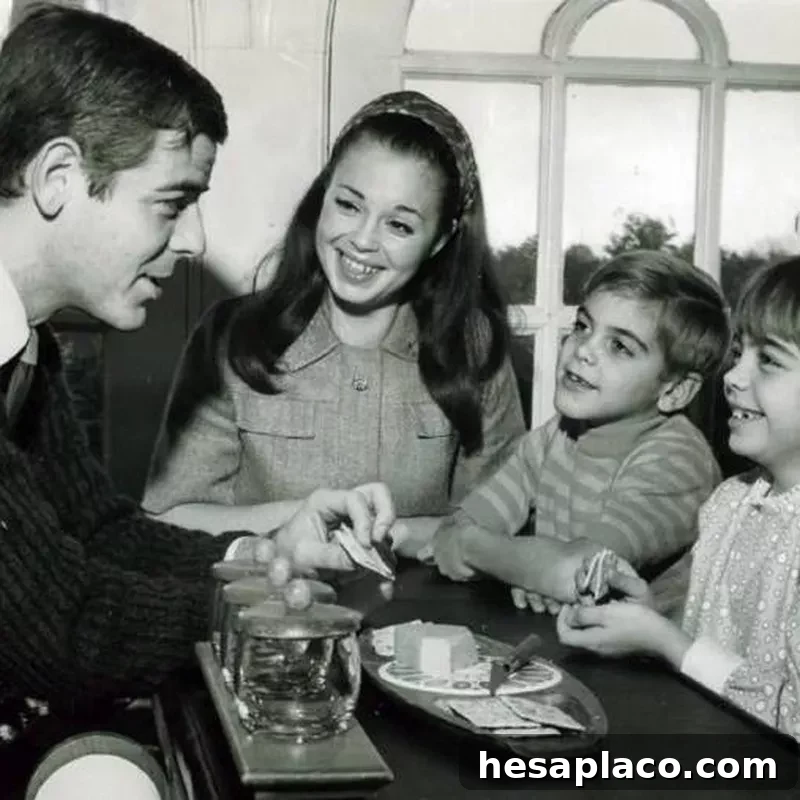 George Clooney and family, 1968