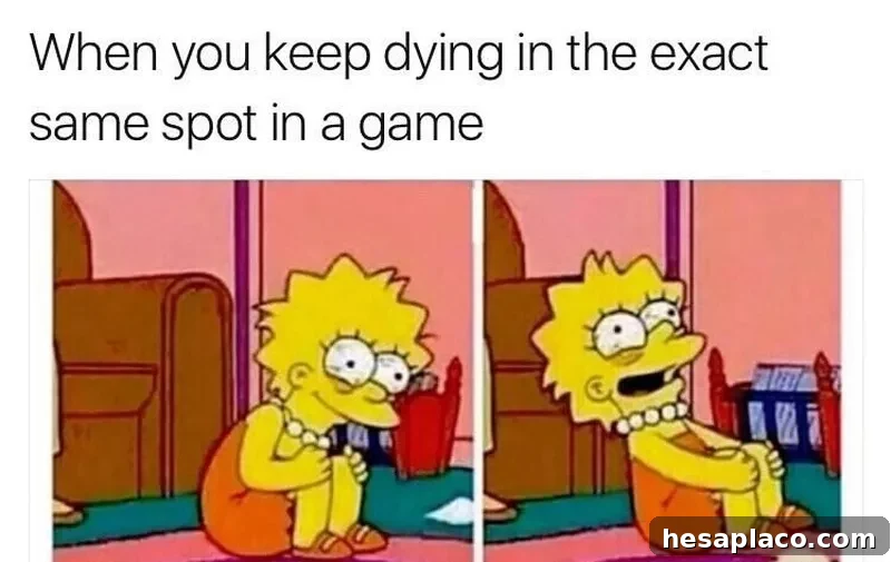 dying in video games