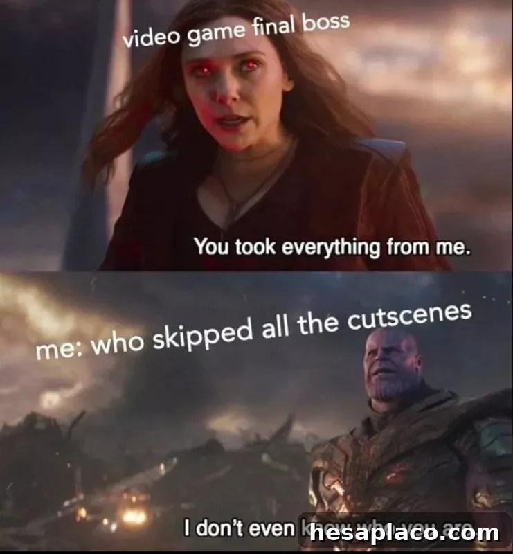skipping cutscenes