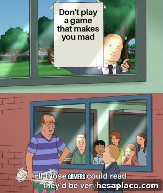 angry at video games