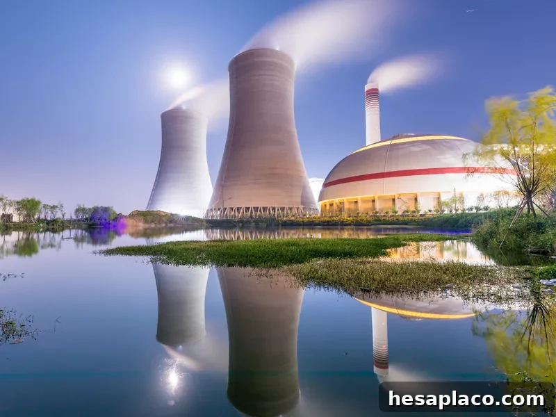 Modern Powerplant producing heat
