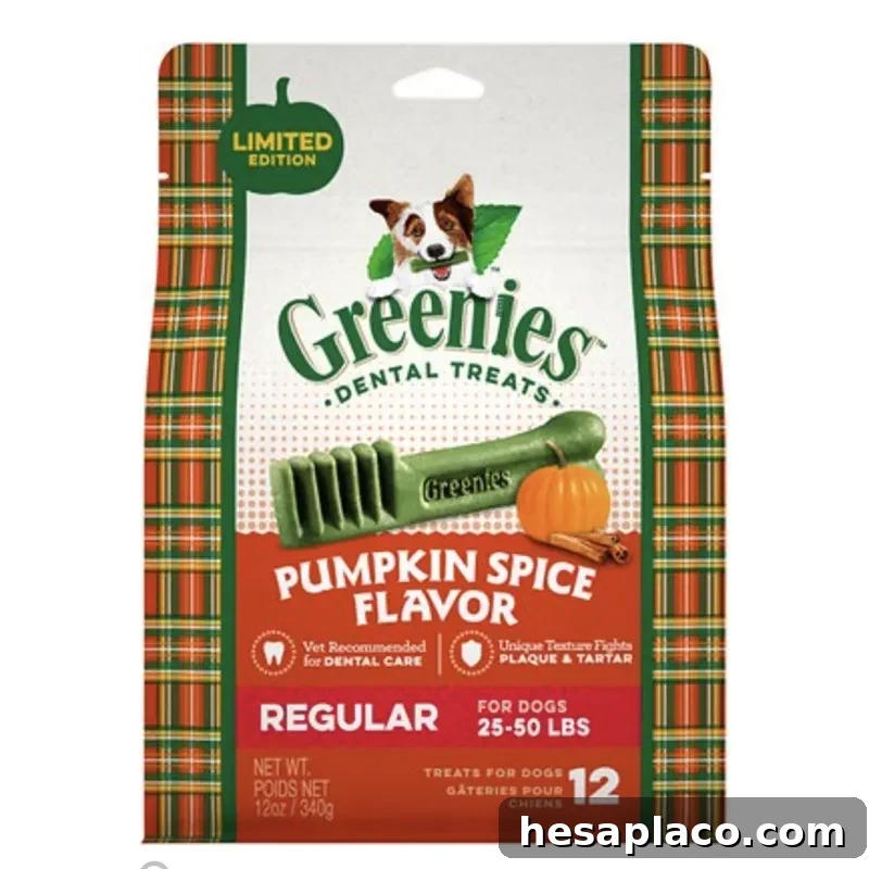 Pumpkin Spice Greenies