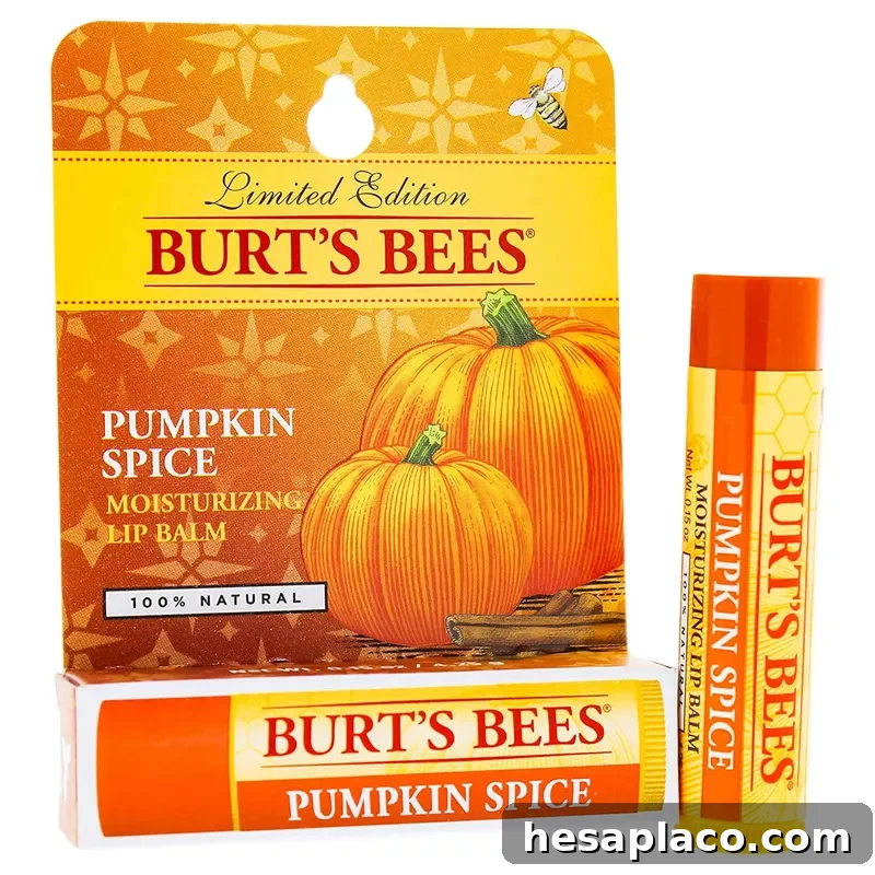 Pumpkin spice lip balm