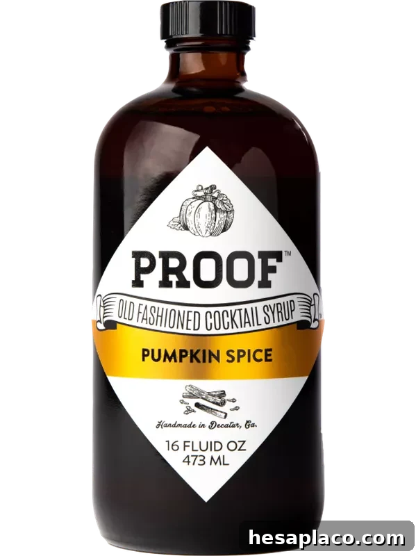 Pumpkin Spice Cocktail Syrup