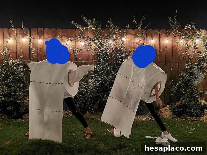 Toilet paper costume
