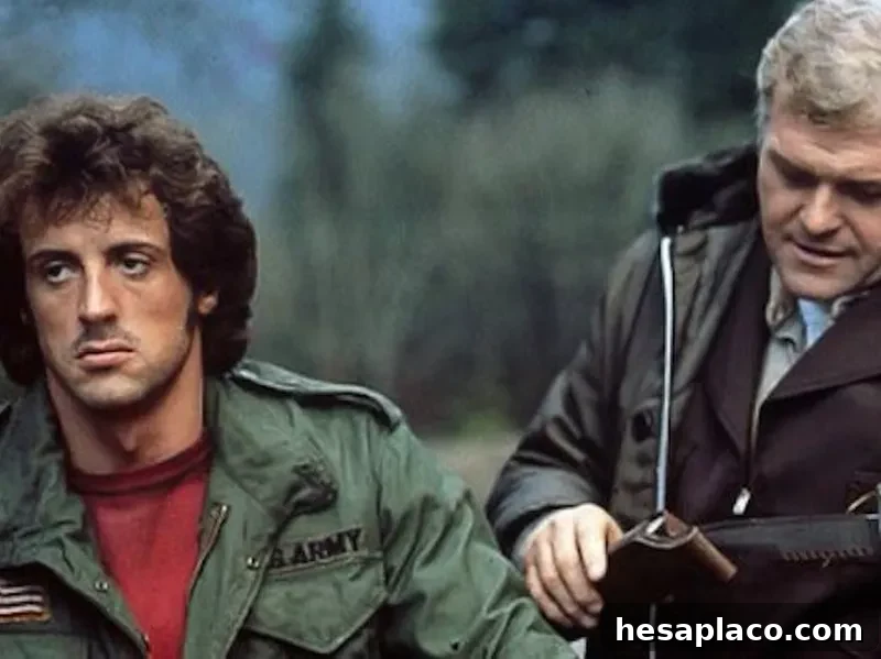 Sylvester Stallone and Brian Dennehy