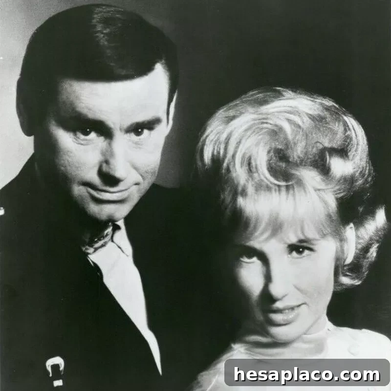 George Jones and Tammy Wynette