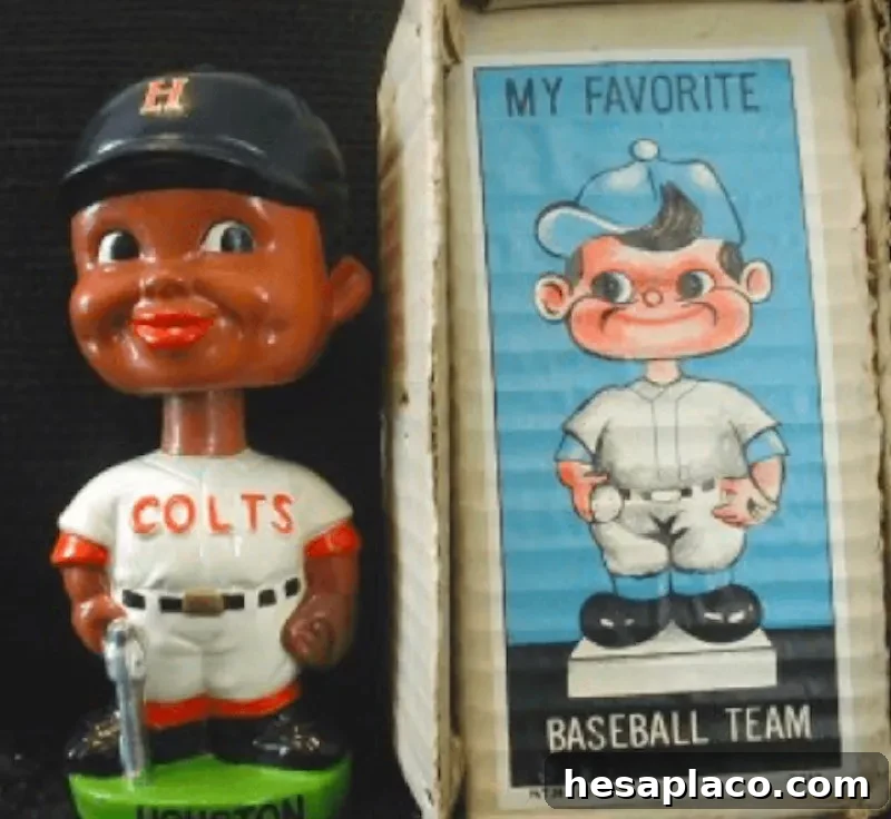 Houston Colt 45 Black player bobblehead